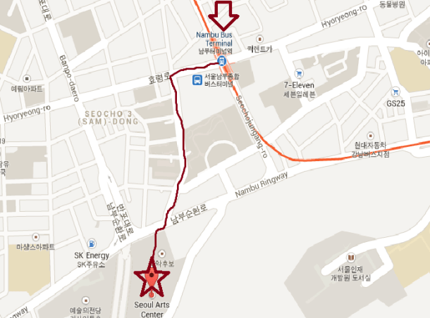 map of seoul art center 2