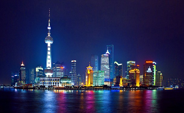 pudongareaoverbundshanghai